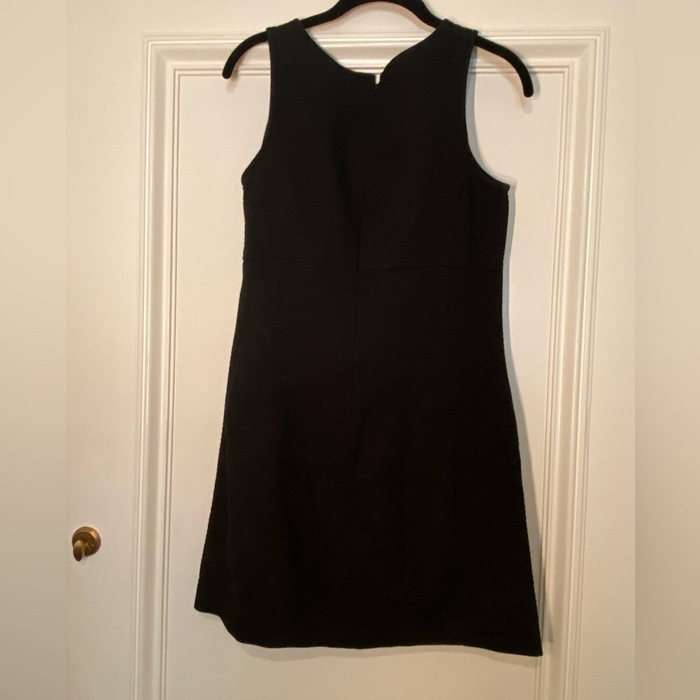 J crew black mini dress